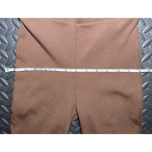 NEW naked wardrobe snatched Brown High Waist women's Leggings 86% rayon Sz S - Picture 5 of 11